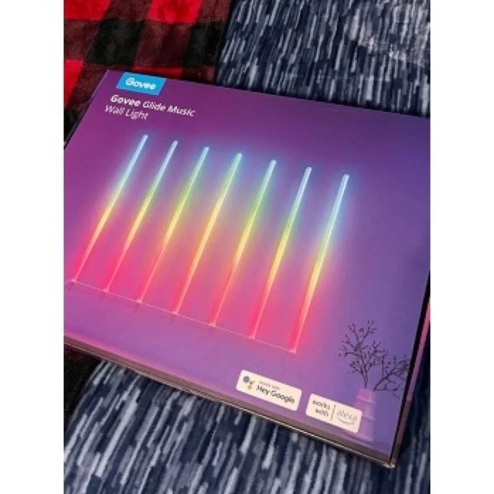New RGBIC Wall Lights, Music Wall Lights Works with Alexa and Google Assistant